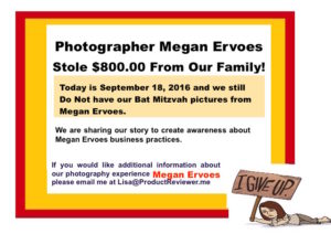 Aliso Viejo Photographer Megan Ervoes Review