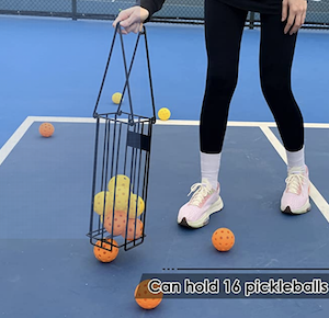 The Elkcip Basket is the best for pickleball pick up